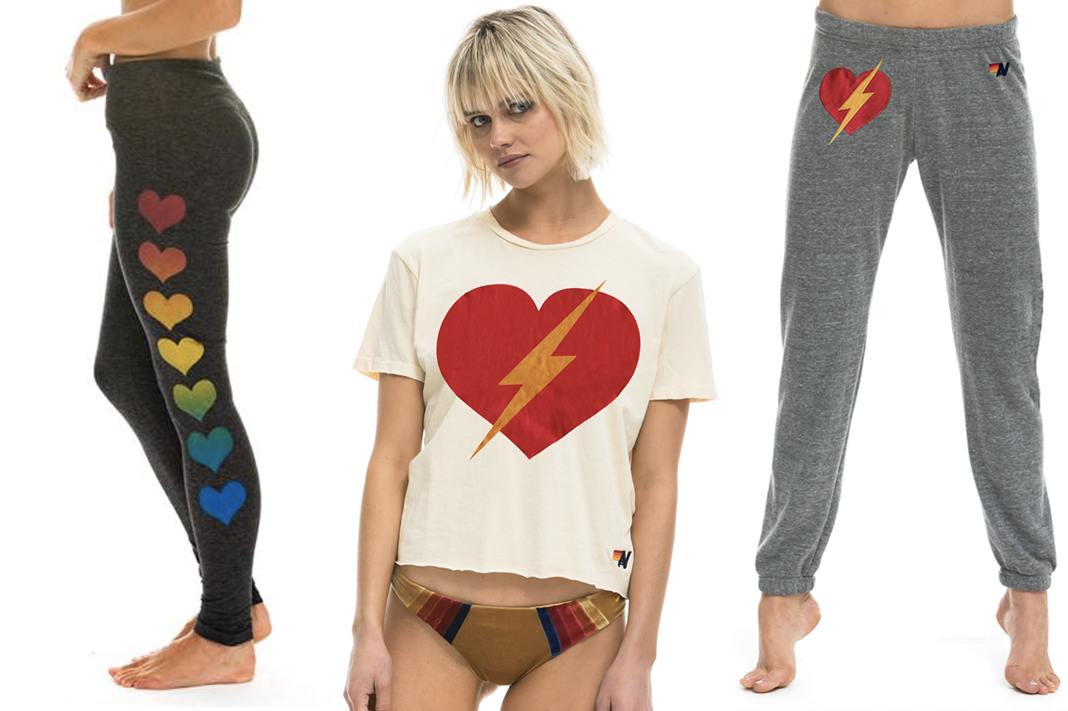 aviator nation heart valentine's day leggings activewear schimiggy reviews