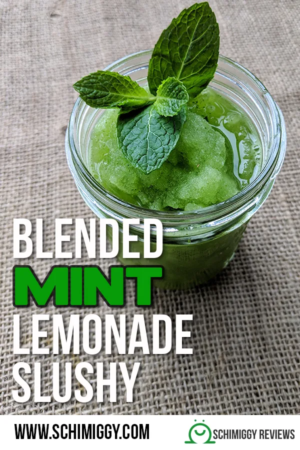 blended mint lemonade slushy recipe schimiggy reviews pinterest