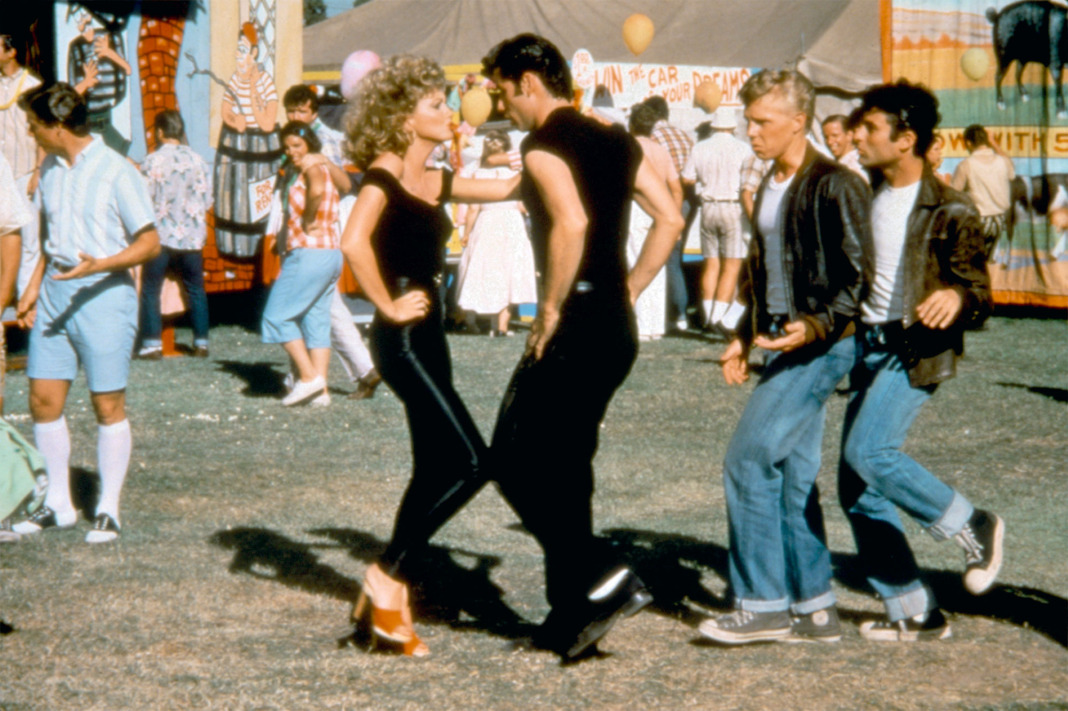 GREASE, Olivia Newton-John, John Travolta, Barry Pearl, Michael Tucci, 1978. © Paramount Pictures