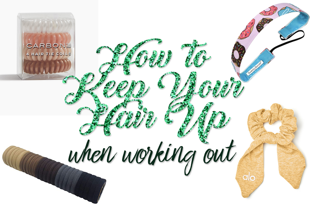 How to Keep Your Hair Up While Working Out