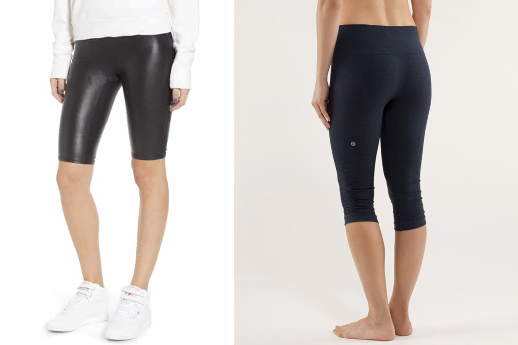 knee length legging styles spanx lululemon in the flow