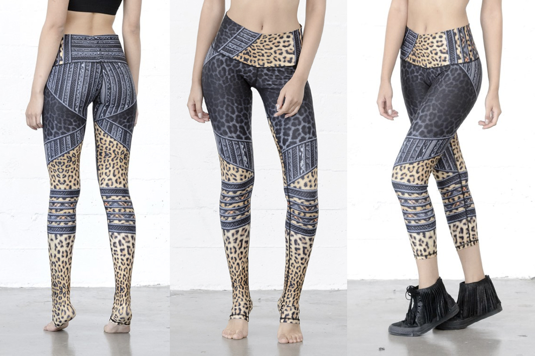 niyama sol zandra leopard print moto leggings schimiggy reviews