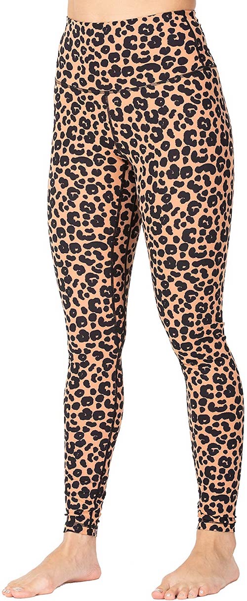 sunzel yellow leopard leggings