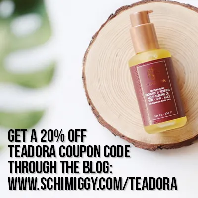 teadora coupon code discount promo schimiggy reviews