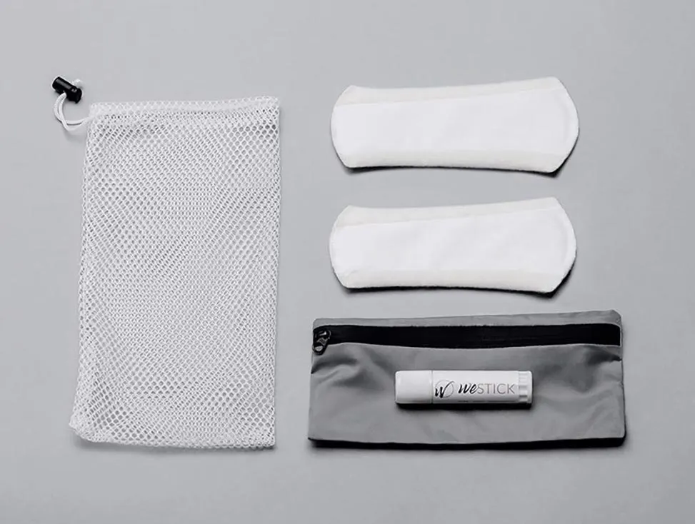 wewarrior starter kit reusable pads