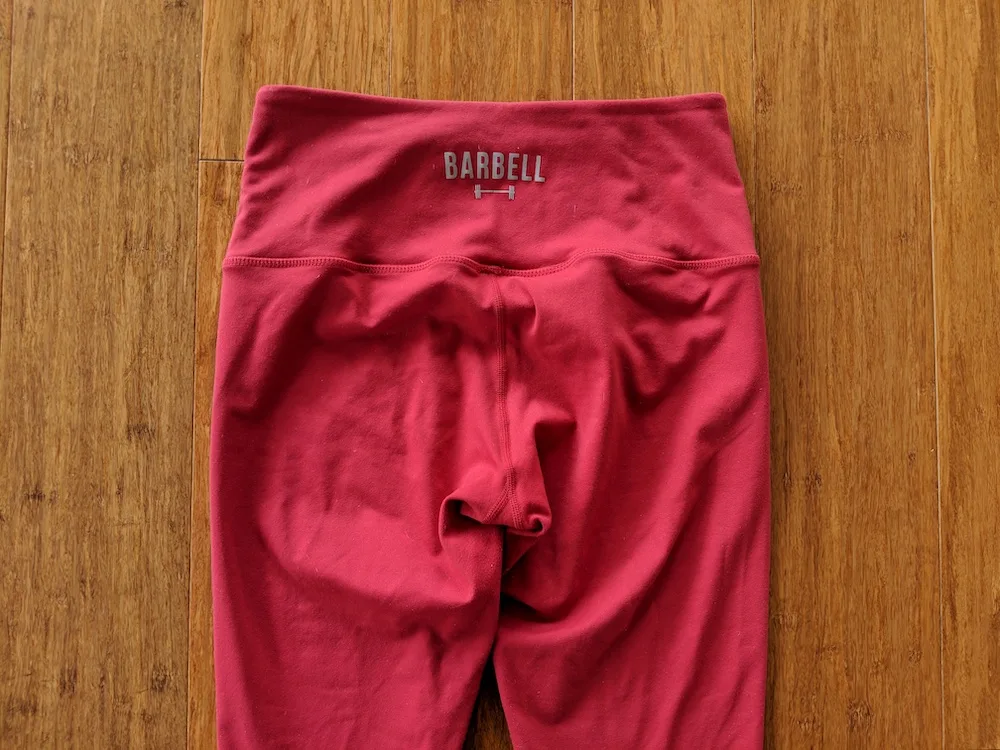 barbell apparel review waistband back