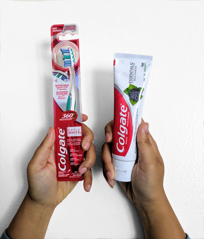 colgate charcoal toothpaste and toothbrush review
