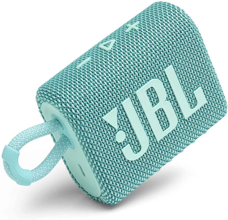 JBL Go 3 Portable Speaker Light Blue Teal 
