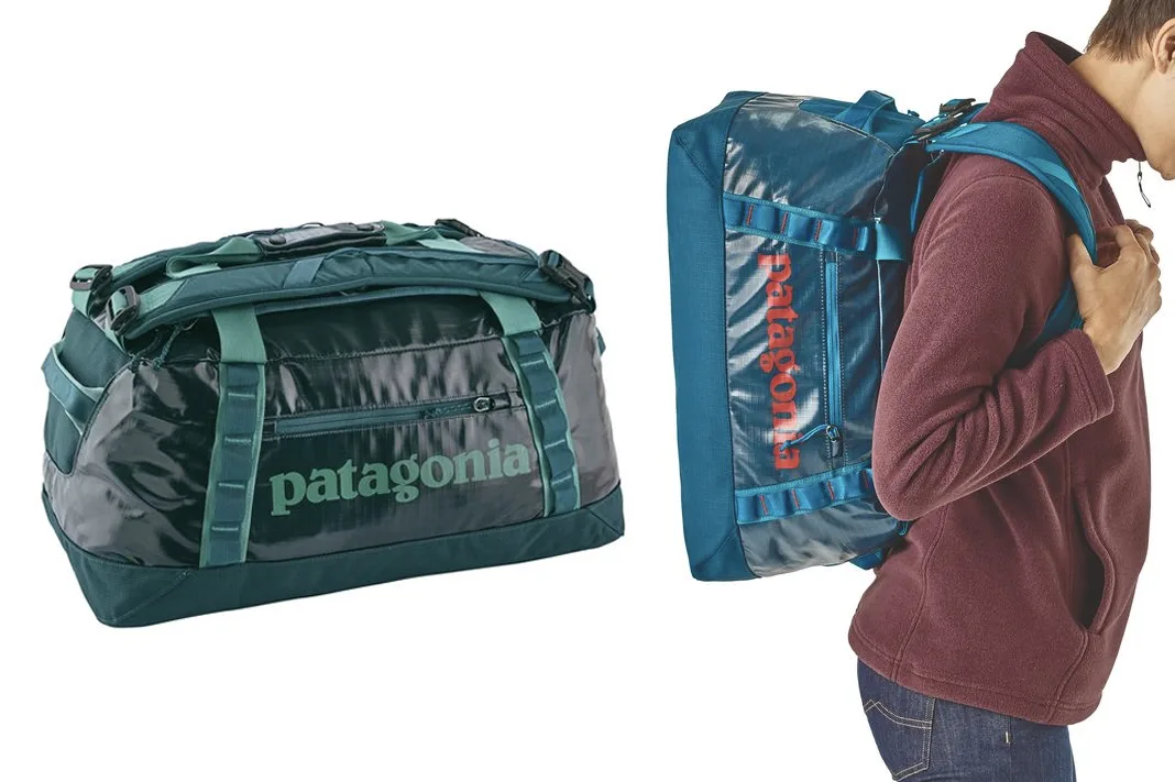 patagonia black hole duffel backpack bag