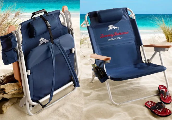 tommy bahama foldable backpack chair