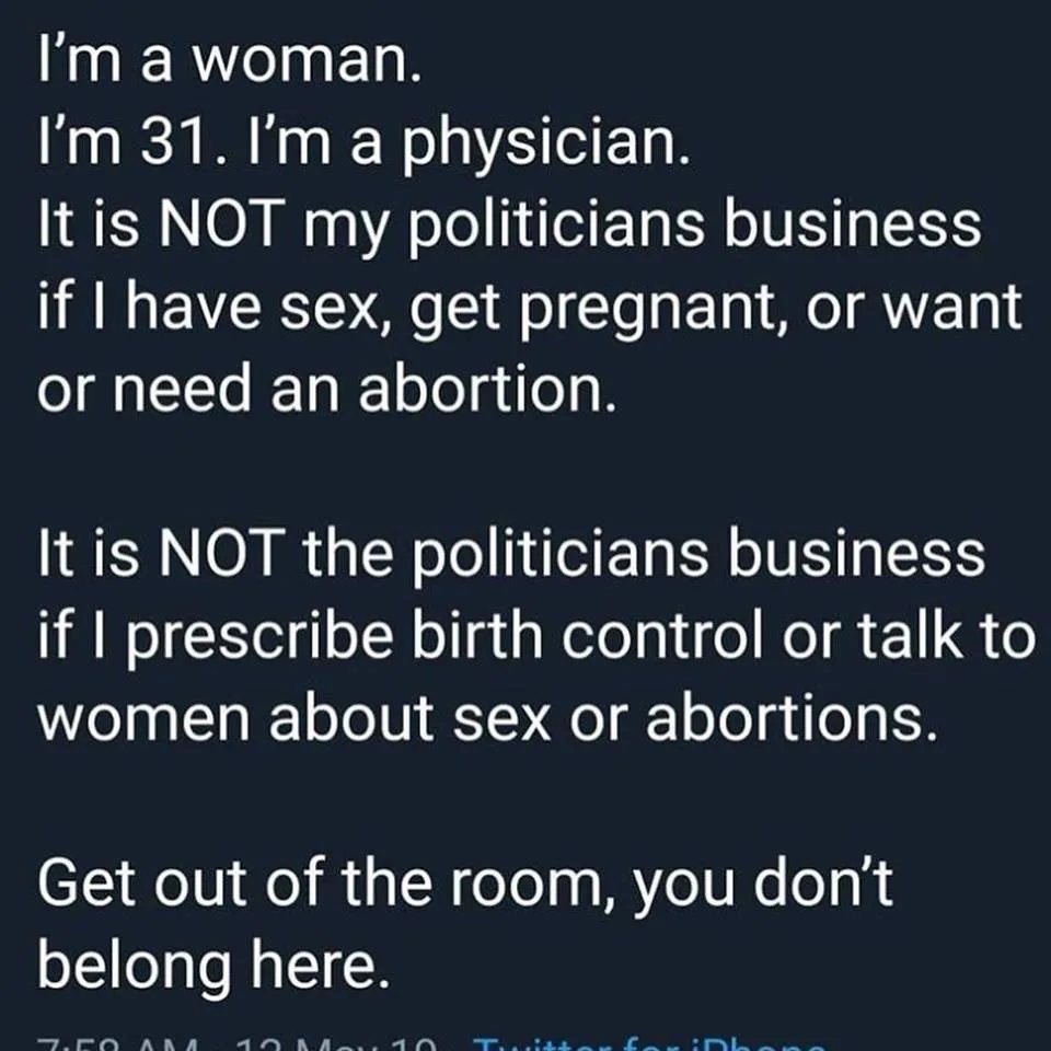 abortion ban meme womens sex should not matter to politicians