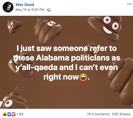 alabama politicians as y'all qaeda