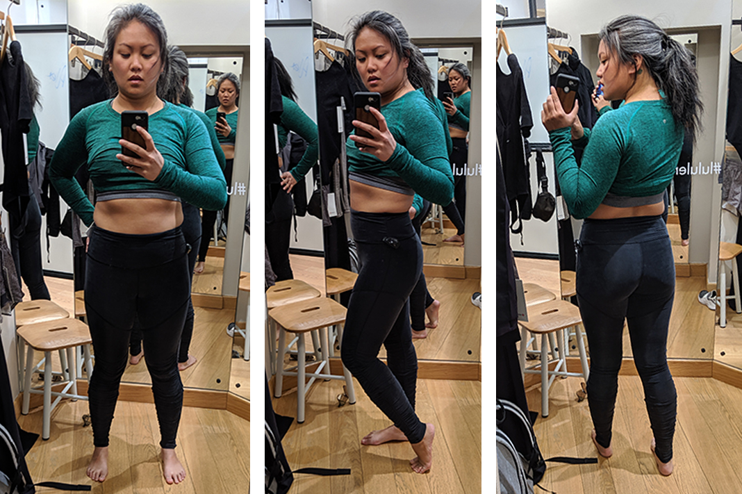 lululemon into something good try on fitting room lululemon schimiggy reviews