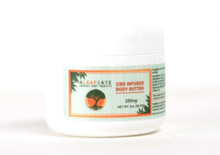 aleafiate cbd body butter 500 mg