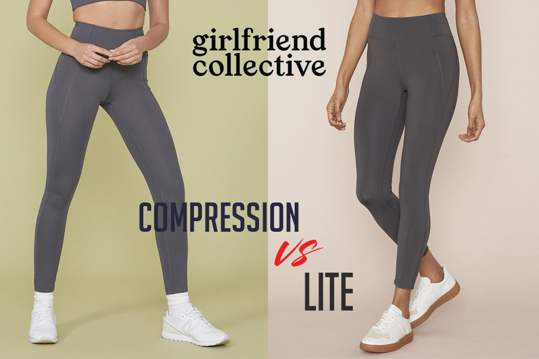 girlfriend collective what is the difference betwen compression vs lite leggings