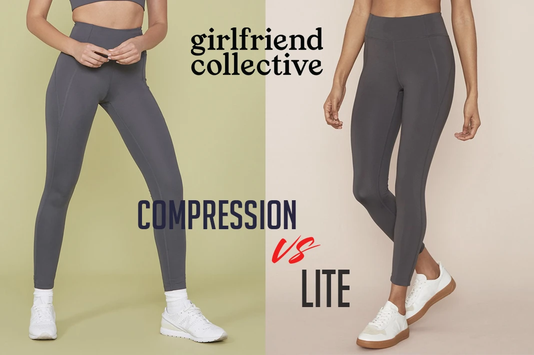 girlfriend collective what is the difference betwen compression vs lite leggings