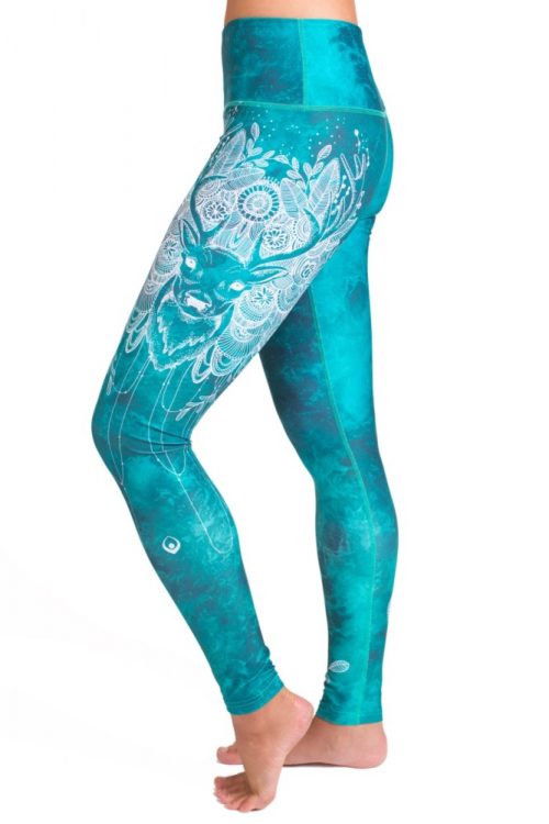 inner fire deer love long leggings