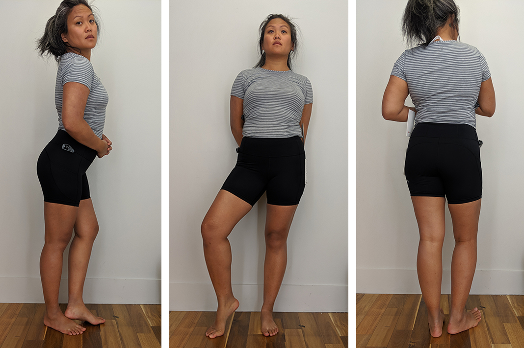 lululemon All It Takes Short Sleeve review stripe grey