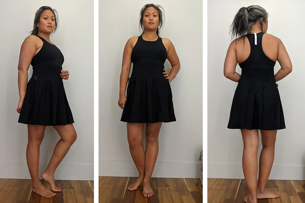 lululemon Court Crush Tennis Dress review black