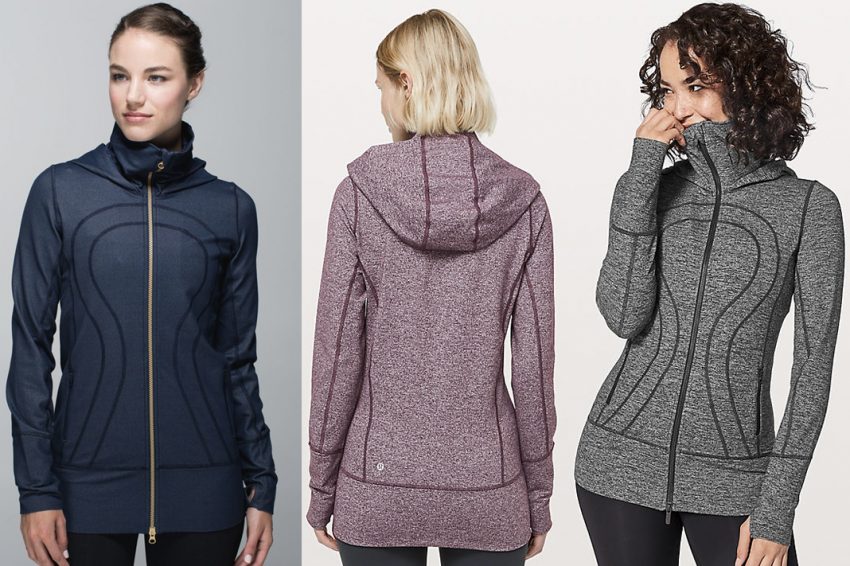 lululemon core item stride jacket hooded