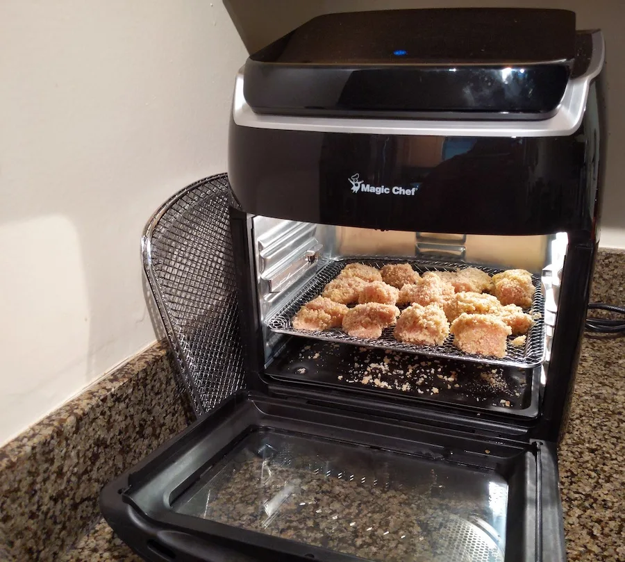 making chicken nuggets in magic chef air fryer
