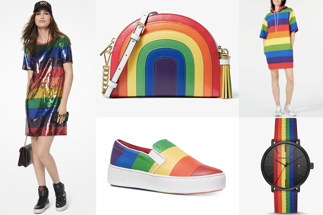 michael kors rainbow pride collection clothing and accessories