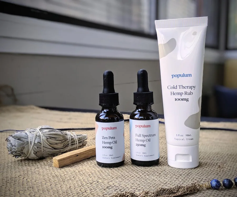 populum starter kit hemp cbd natural products for pain
