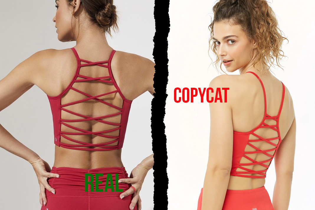 chill by will vs forever21 strappy back high neck bra dupe