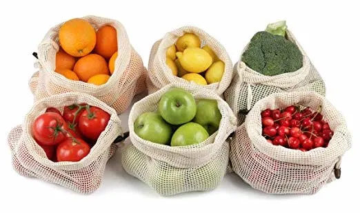 emmazing family organic cotton mesh bamboo produce bags sustainable grocery