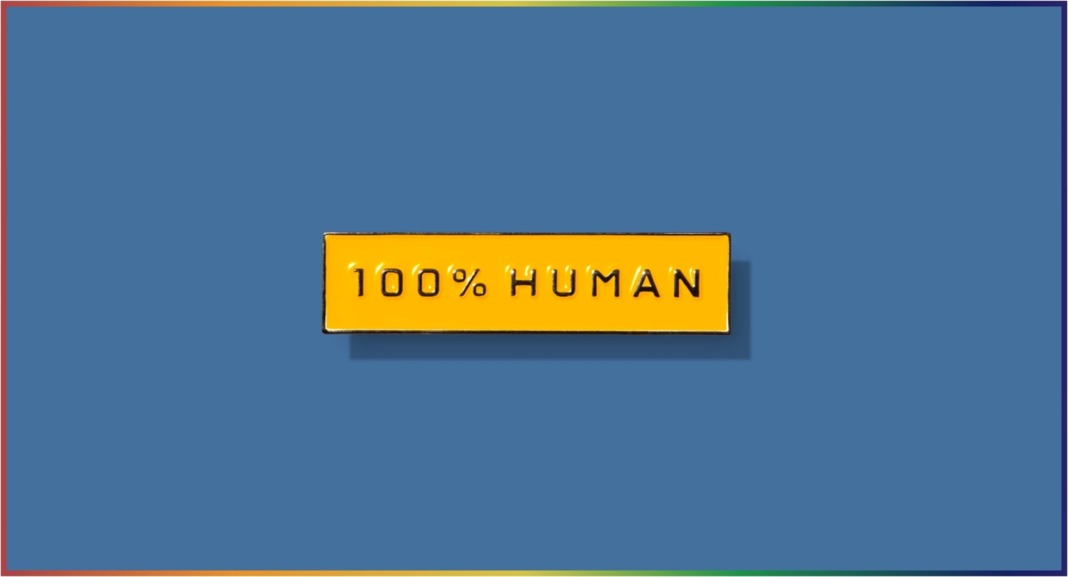 everlane 100% human pin pride 2019