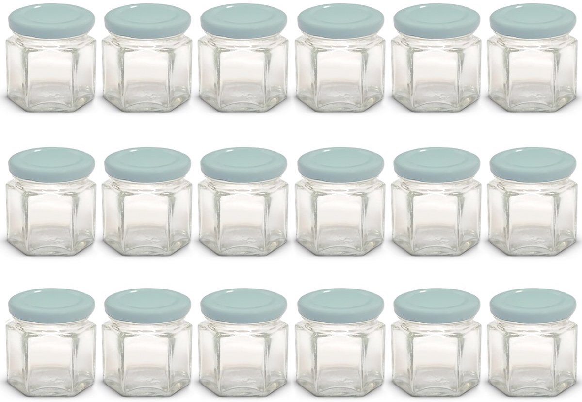 hexagon refillable spice containers