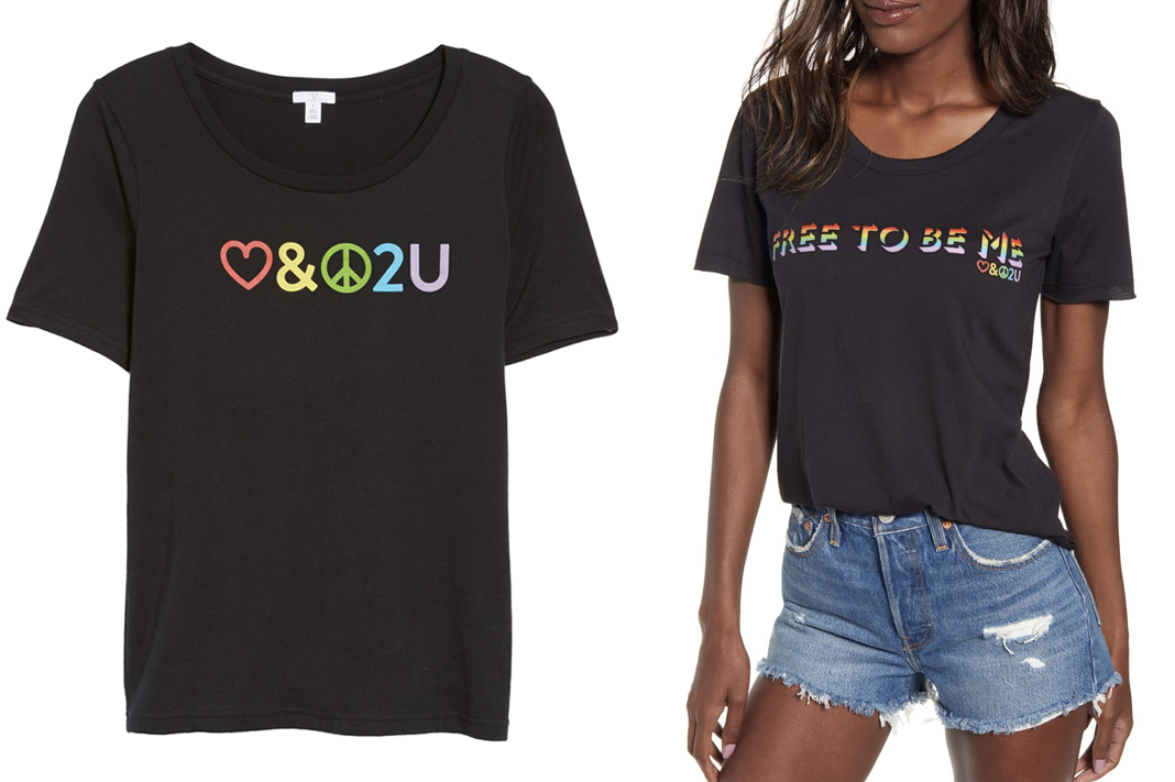 nordstrom free to be me shirt pride 2019