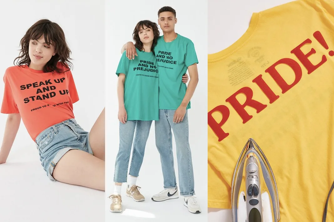 urban outfitters pride collection 2019 rainbow shirts