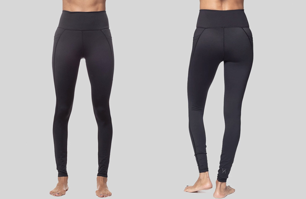 vie active lili pocket leggings in black
