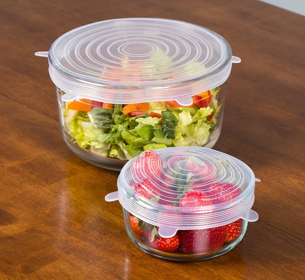 zero waste premium silicone stretch lids for food storage