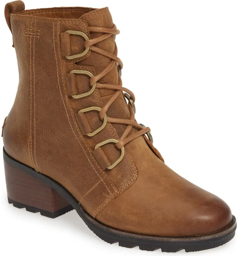 Cate Waterproof Lace-Up Boot SOREL brown nordstrom anniversary sale