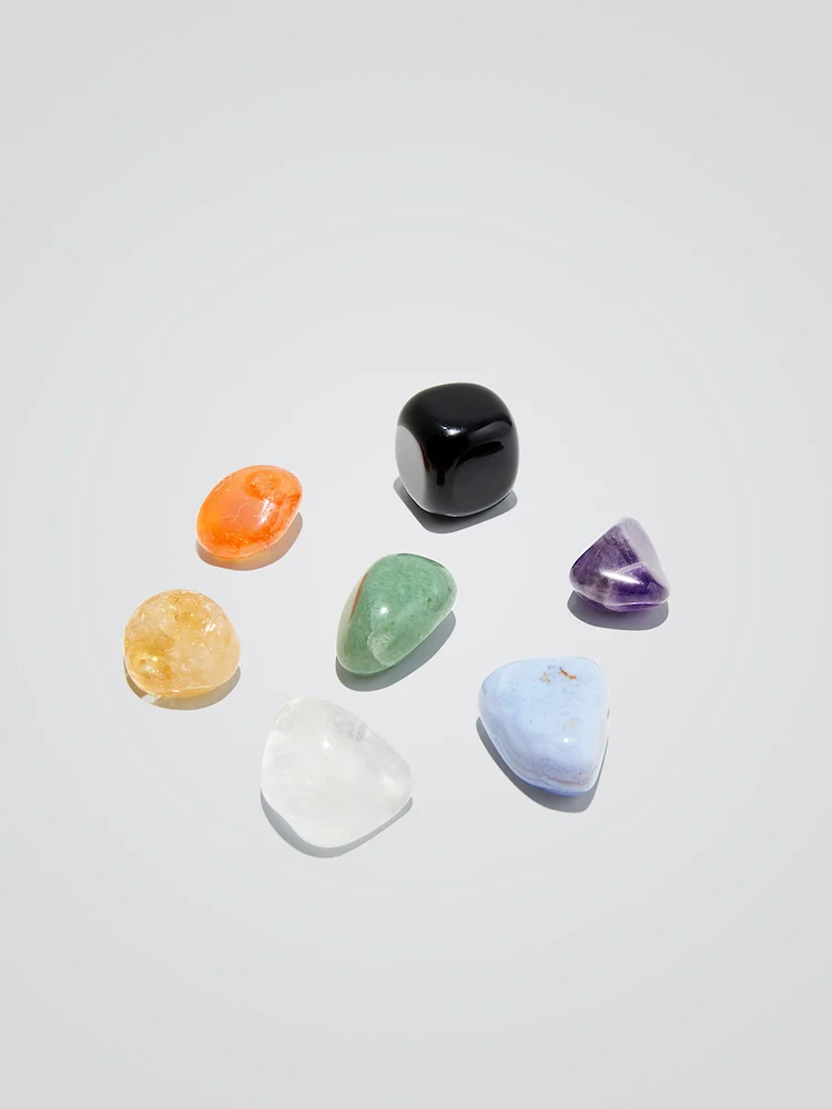 cristalline chakra stone set