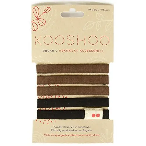 kooshoo organic biodegradable hair ties zero waste