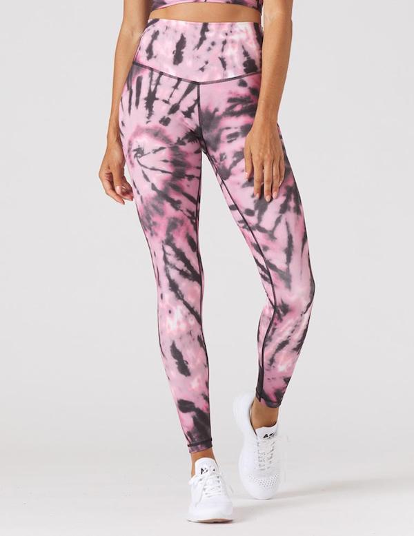 Glyder Berry Pink Tie Dye Leggings