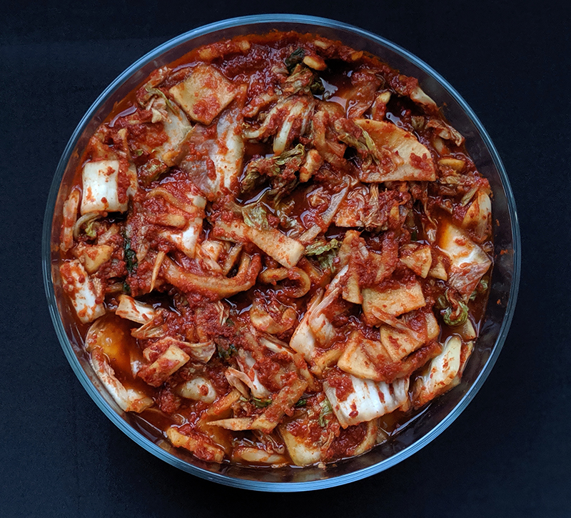 fast and easy kimchi recipe waiting to ferment