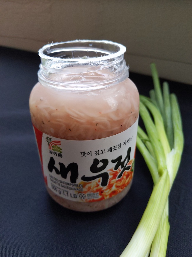kimchi recipe ingredient salted shrimp in brine