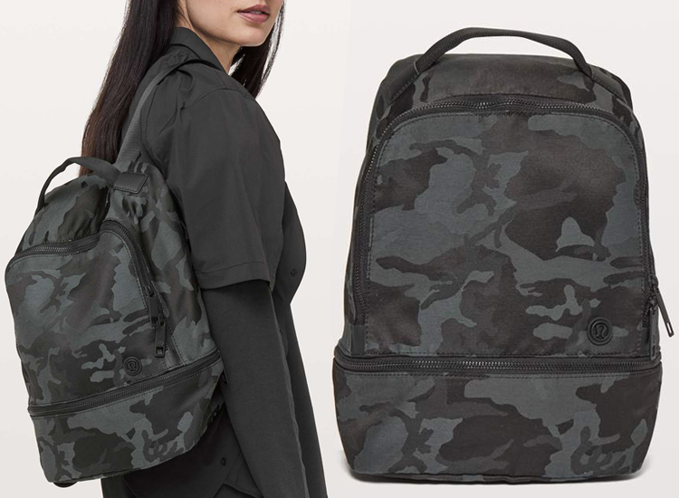 lululemon camo purse