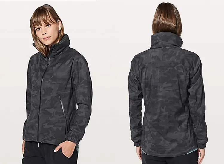 lululemon Here to Move Jacket Incognito Camo Multi Grey ICMI