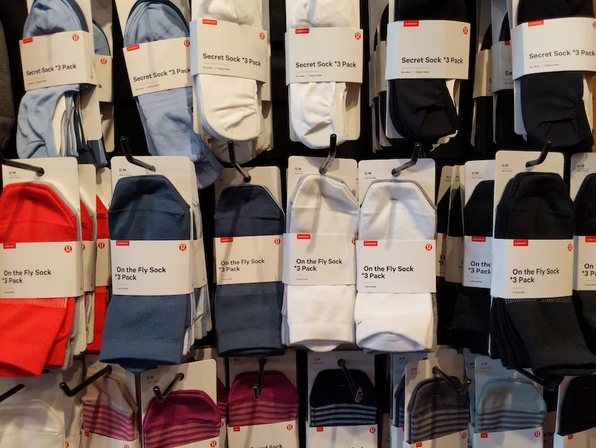 lululemon charleston sc store womens socks
