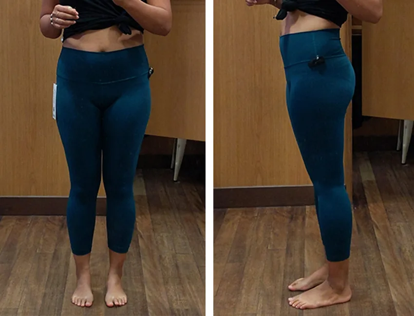 lululemon nulux wunder under pants 25 inches try on schimiggy reviews