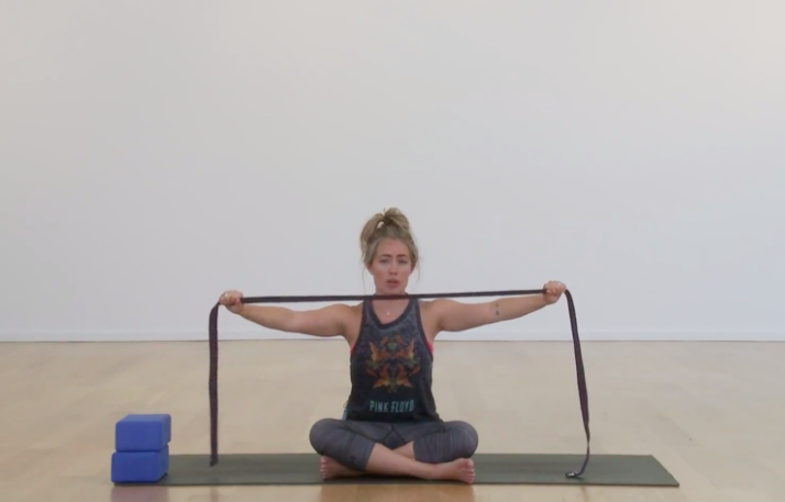 yoga glo neck shoulder online yoga class tutorial