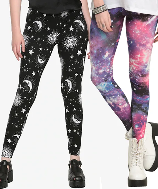 yoga products for teens printed fun leggings