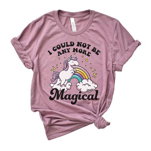 alley and rae I couldn't be more magical unicorn t-shirt