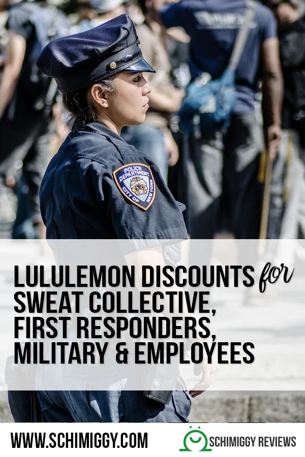 lululemon discounts for sweat collective, military, first responders and employees