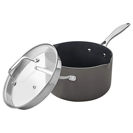 Stone & Beam Sauce Pan With Lid, 4-Quart